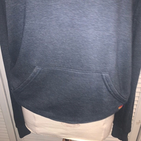 Aviator Nation Smiley Face Gold Foil Hoodie Gray Unisex Large - Picture 6 of 11